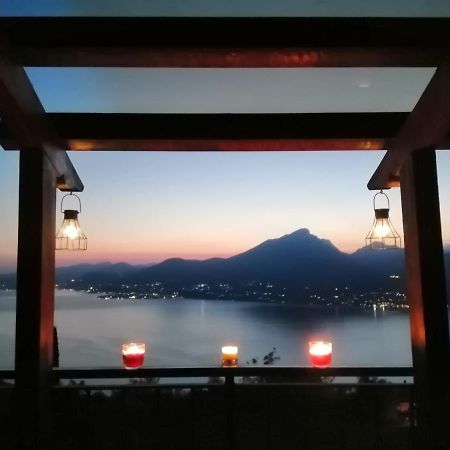 B&B Da Paolo Con Vista Lago Di Garda ซานเซโน ดี มอนตาญญา ภายนอก รูปภาพ
