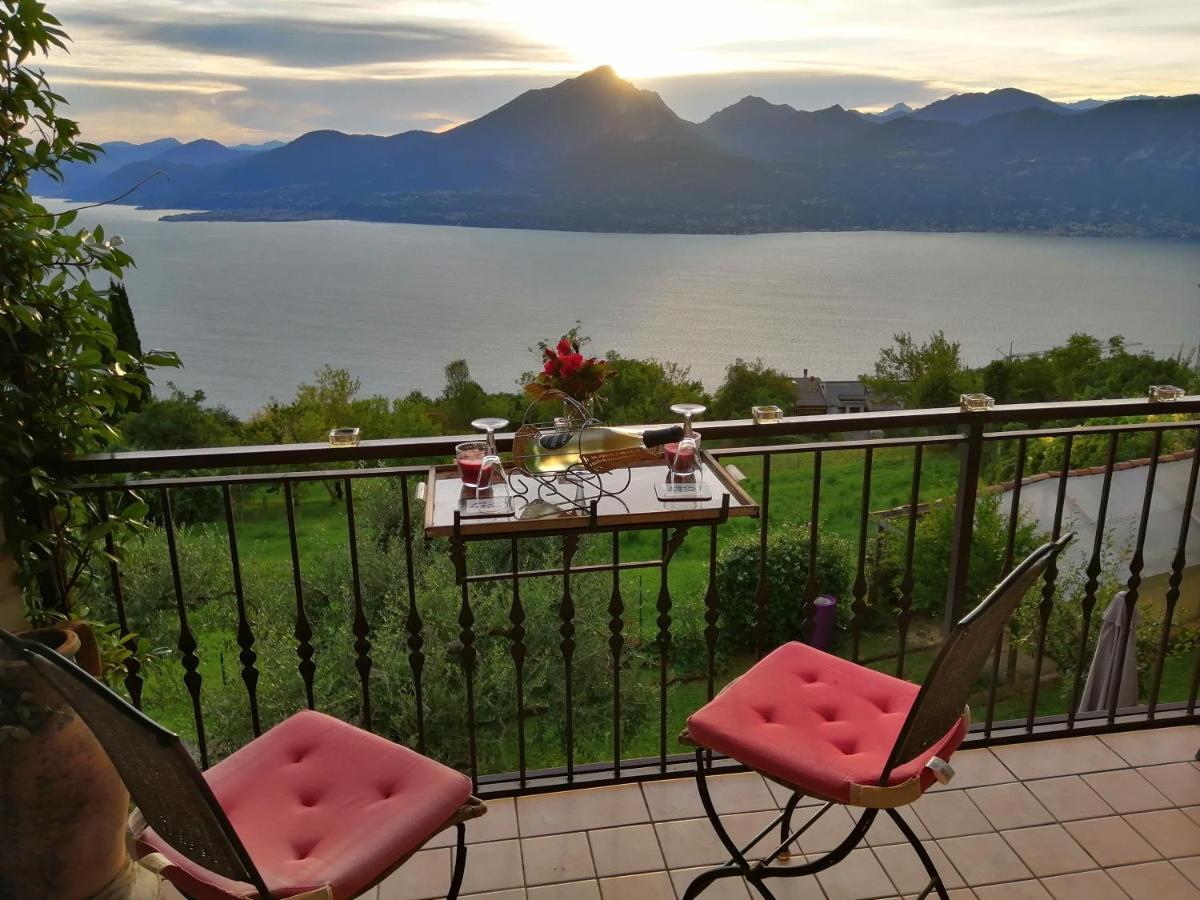 B&B Da Paolo Con Vista Lago Di Garda ซานเซโน ดี มอนตาญญา ภายนอก รูปภาพ