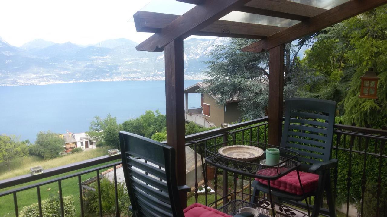 B&B Da Paolo Con Vista Lago Di Garda ซานเซโน ดี มอนตาญญา ภายนอก รูปภาพ