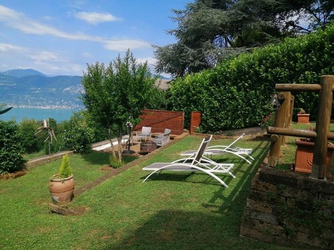 B&B Da Paolo Con Vista Lago Di Garda ซานเซโน ดี มอนตาญญา ภายนอก รูปภาพ