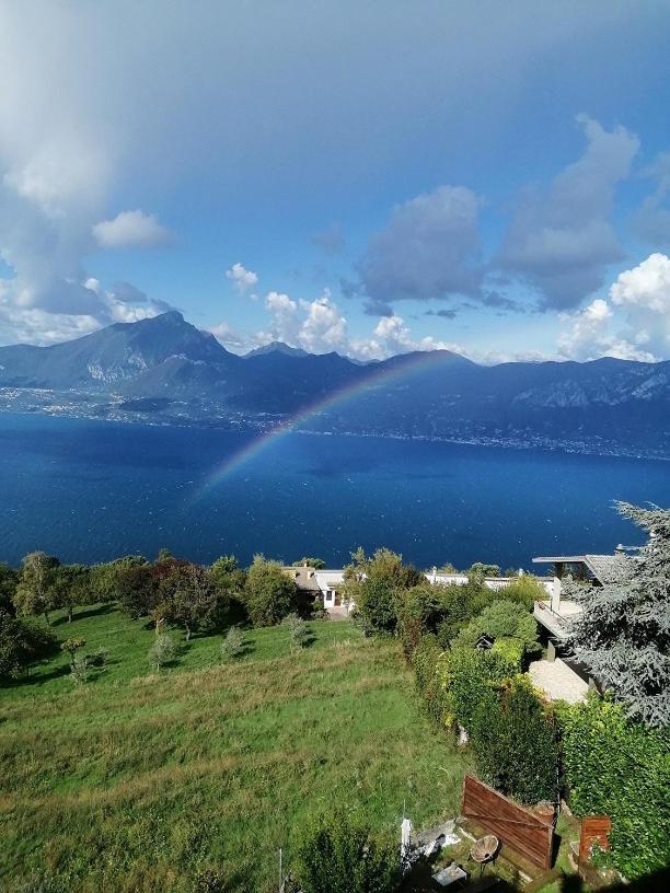 B&B Da Paolo Con Vista Lago Di Garda ซานเซโน ดี มอนตาญญา ภายนอก รูปภาพ