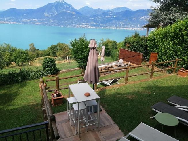 B&B Da Paolo Con Vista Lago Di Garda ซานเซโน ดี มอนตาญญา ภายนอก รูปภาพ